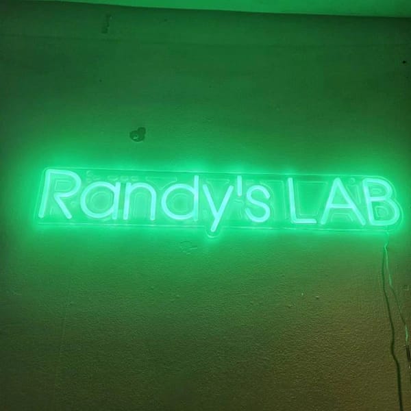 Customer photo review of Custom Neon: Randy`s Lab
