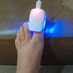 Customer photo review of LightCare Pro™ körömápoló készülék