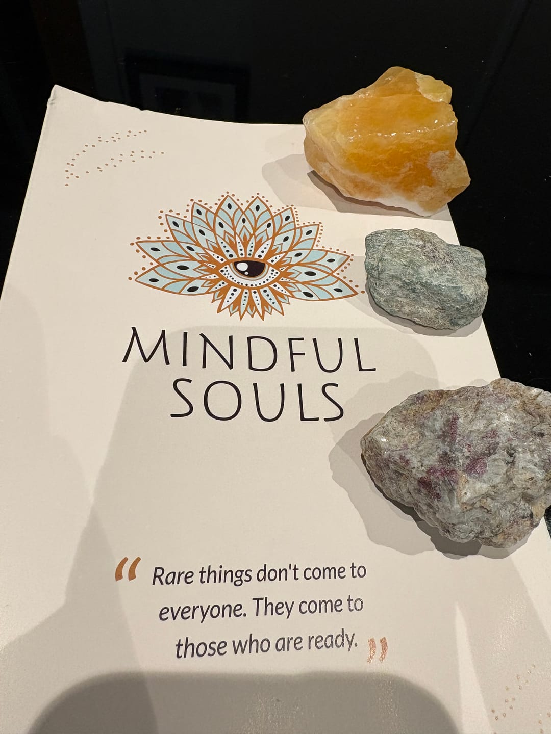 Customer photo review of Crystal Mystery Bag – GRANDIDIERITE COLLECTOR'S EDITION