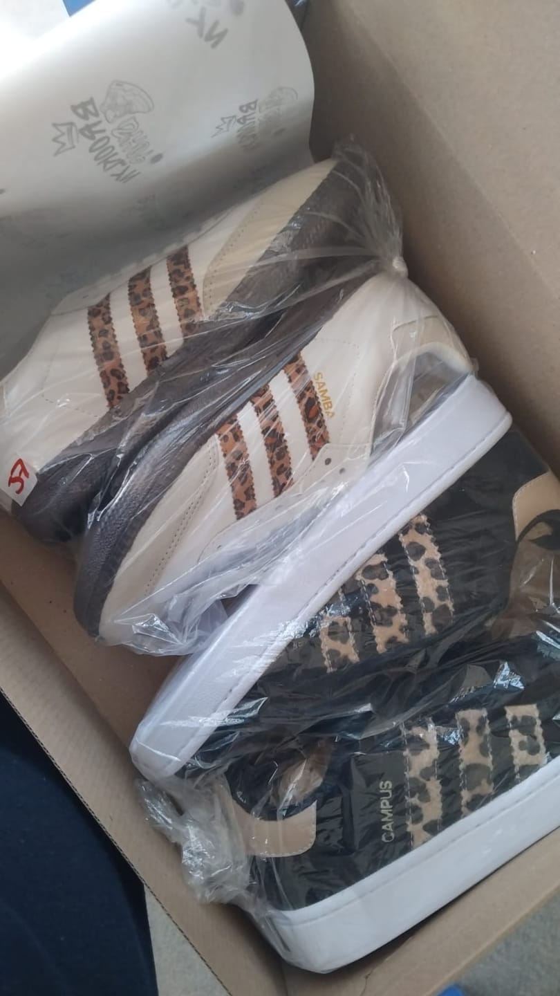 Customer photo review of ADIDAS SAMBA OG - CREAM PRINT