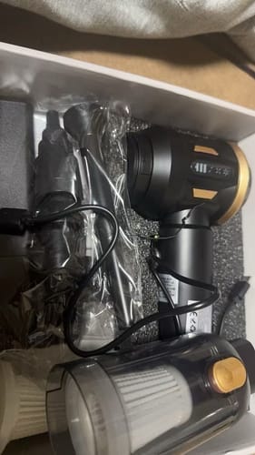 Customer photo review of Car Vacuum Cleaner – Mini Cordless Handheld + Air Duster