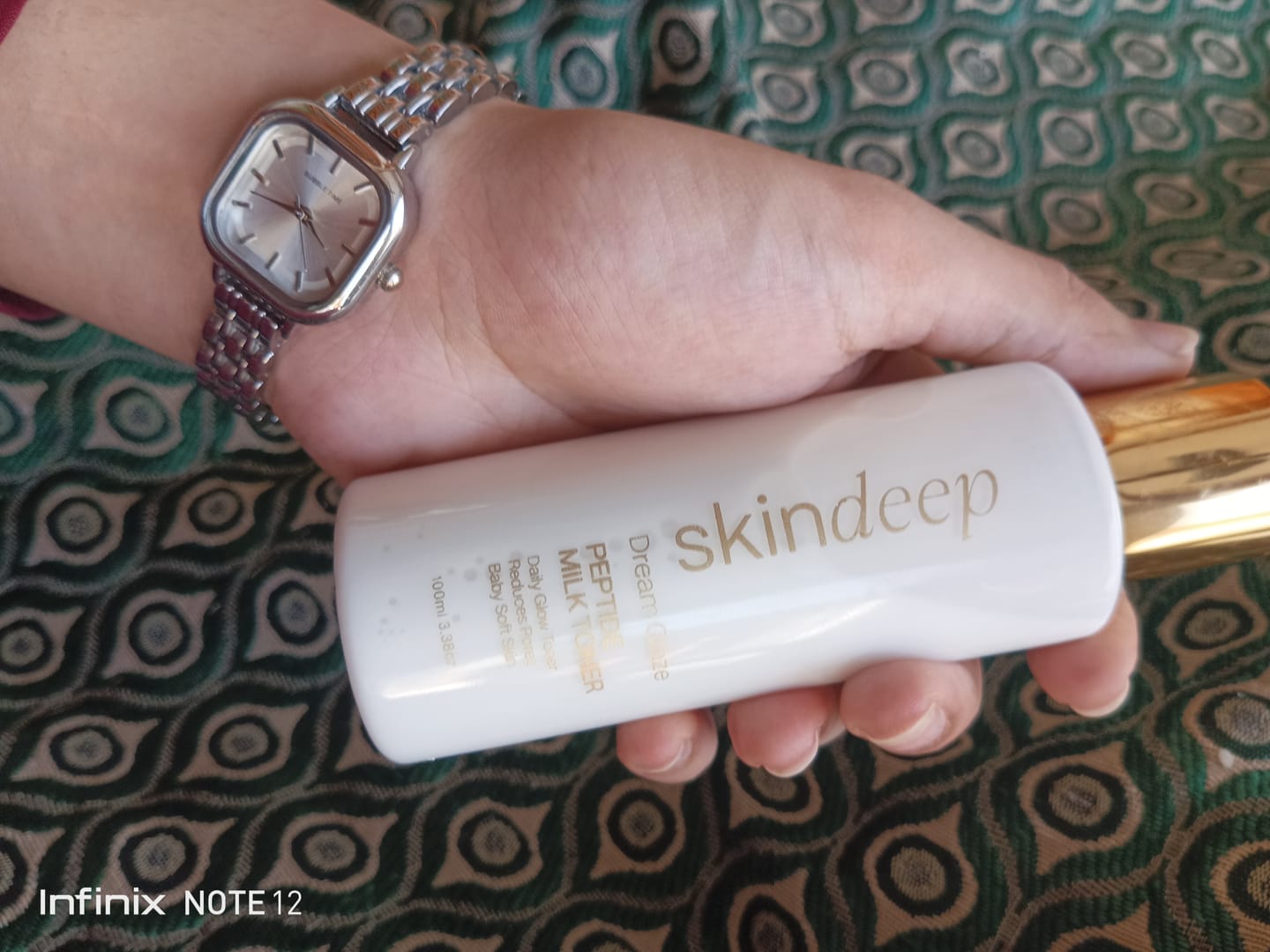Customer photo review of DREAM GLAZE - Peptide Milk Toner