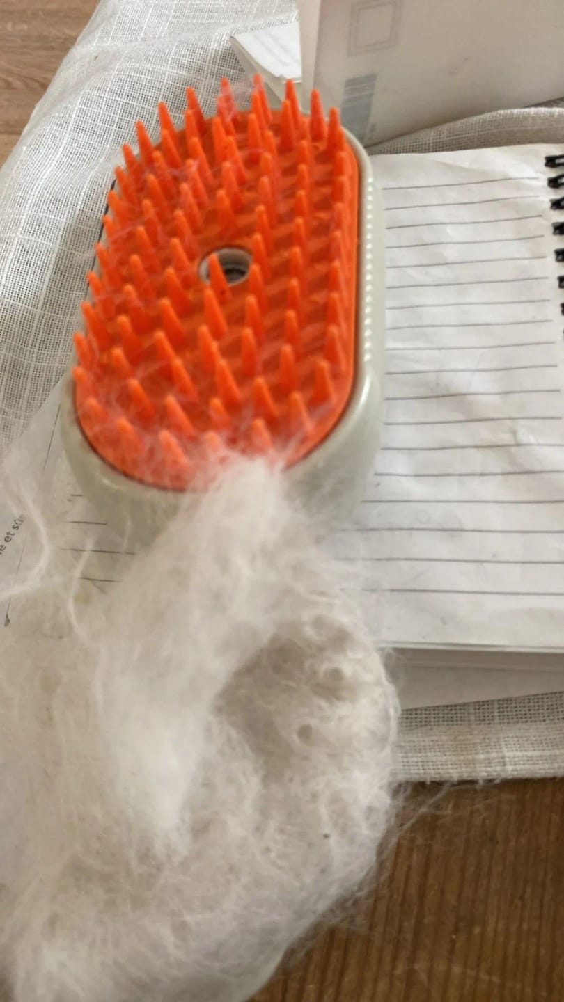 Customer photo review of Zovelta VaporBrush - Cepilla, masajea e hidrata