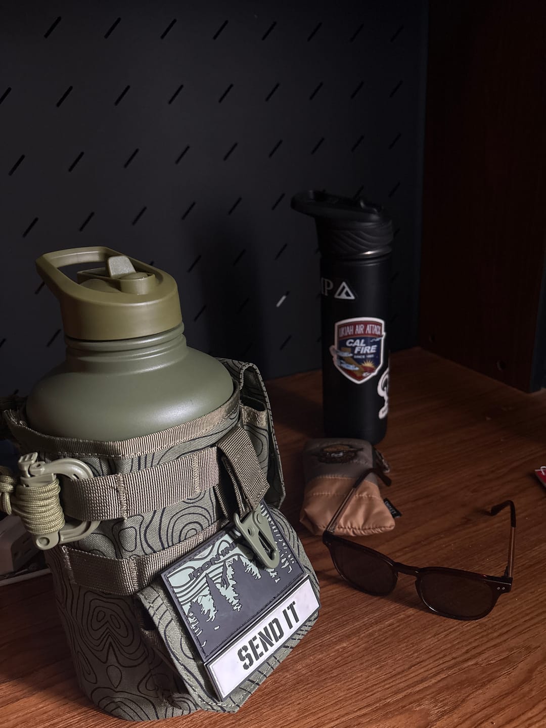 Customer photo review of 64oz Battle Bottle Water Bottles