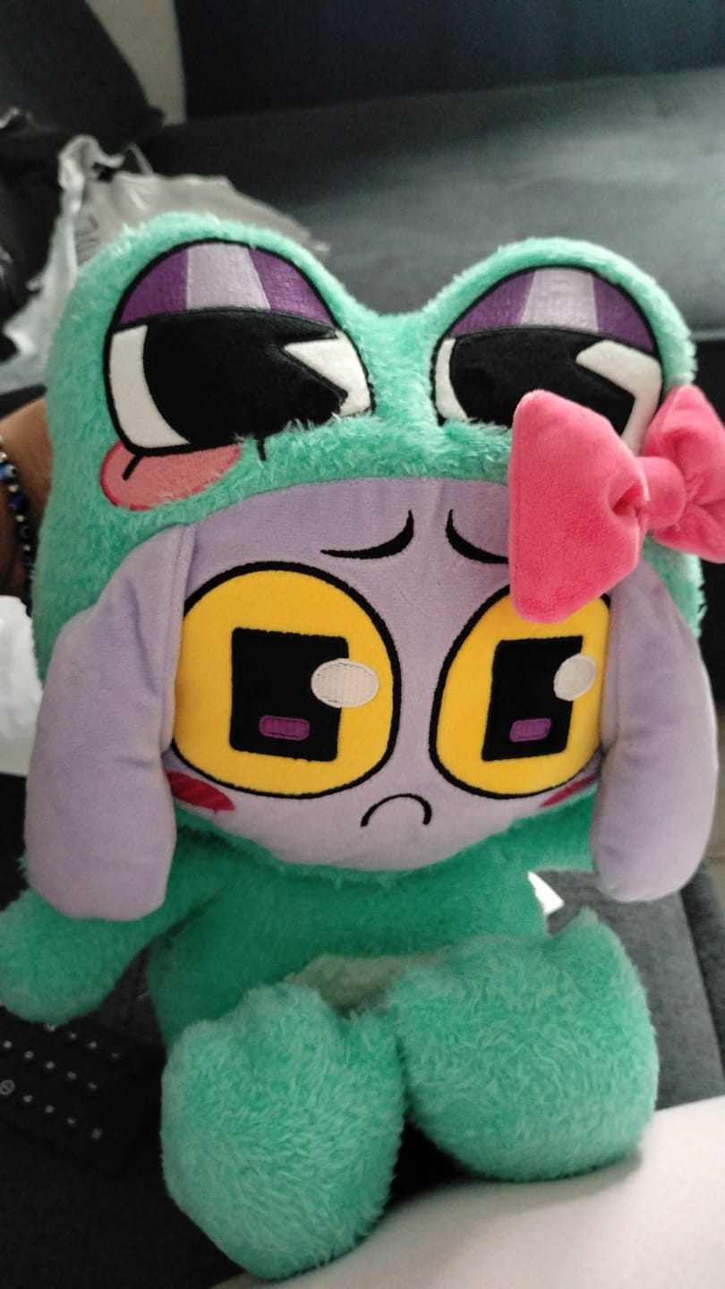 Customer photo review of Ribbit-Suit Jax Plush