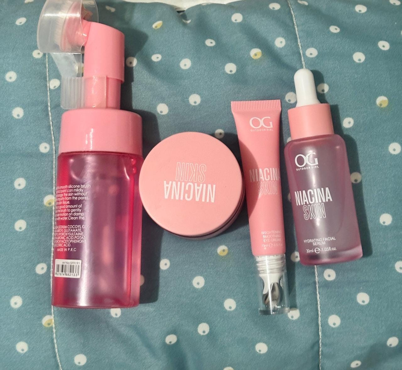 Customer photo review of KIT DE NIACINAMIDA X4 PRODUCTOS