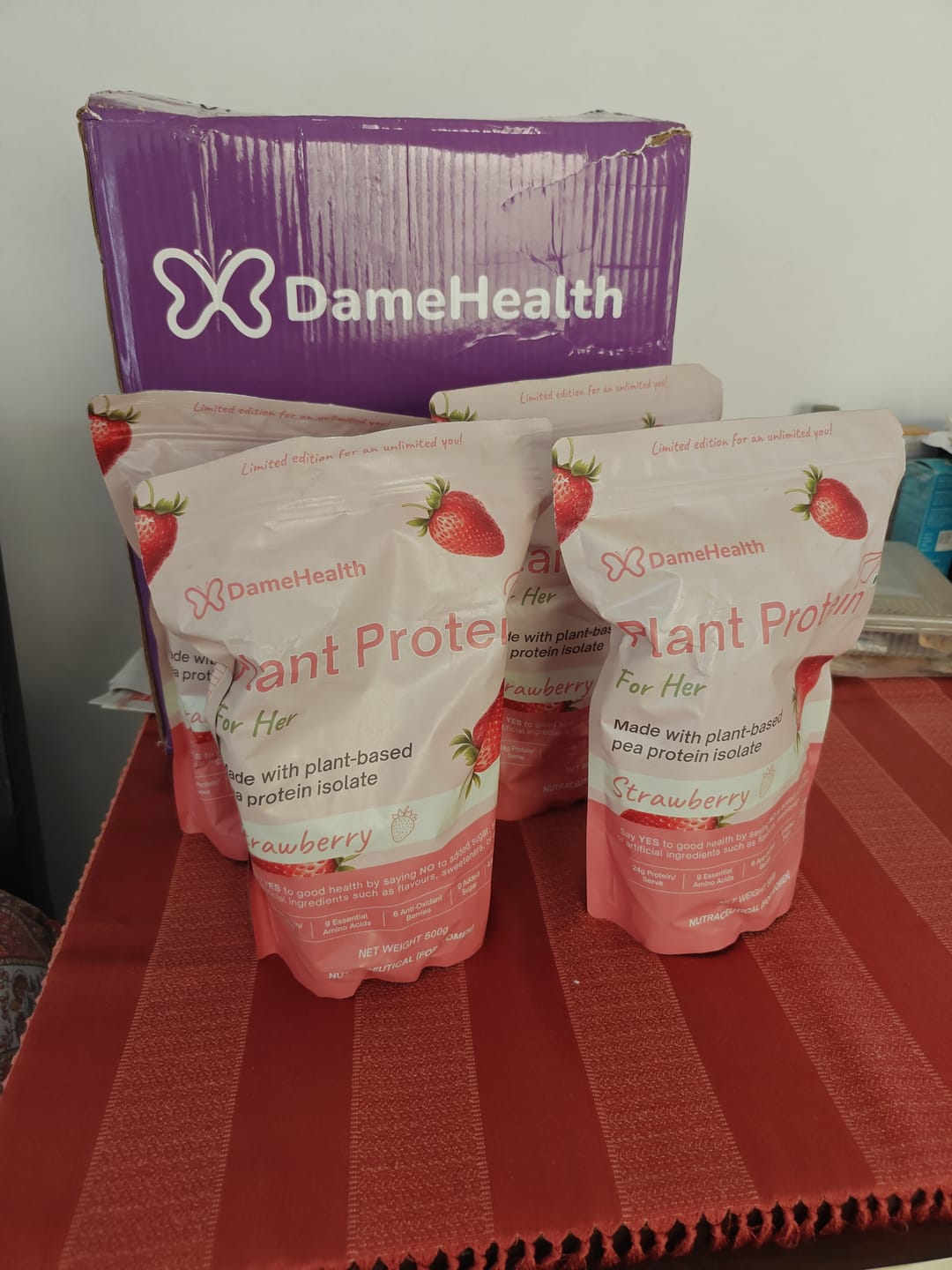 Customer photo review of Plant Protein l All Natural Protein for Women