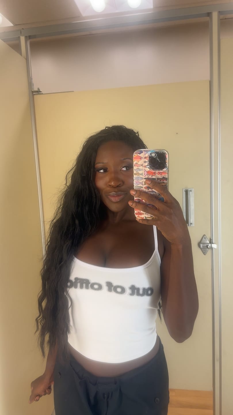 Customer photo review of Double Drawn Burmese Body Wave Human Braiding Hair