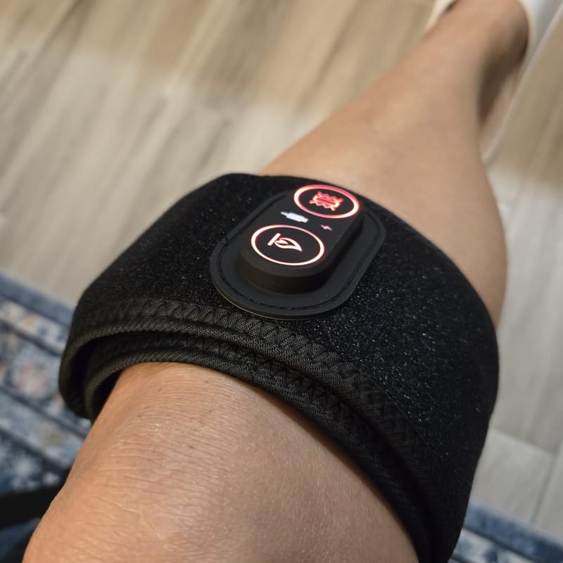 Customer photo review of ZyaVie™ 3-in-1 Red Light Wrist Wrap