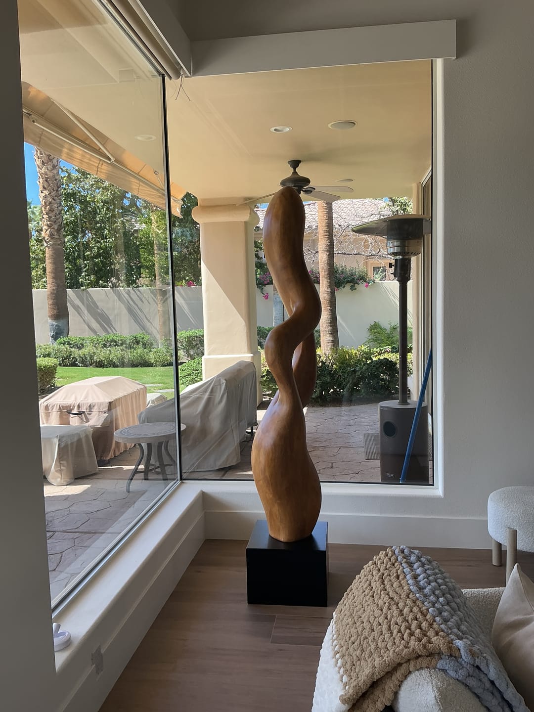 Customer photo review of Large Wooden Sculpture #WAB302