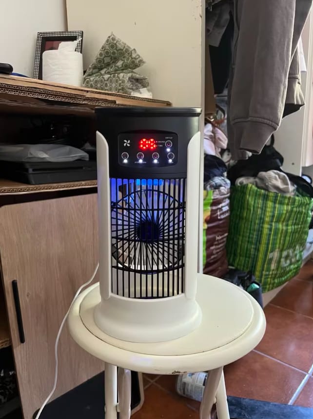 Customer photo review of FrostBreeze - Portable USB Ice Cooling Fan