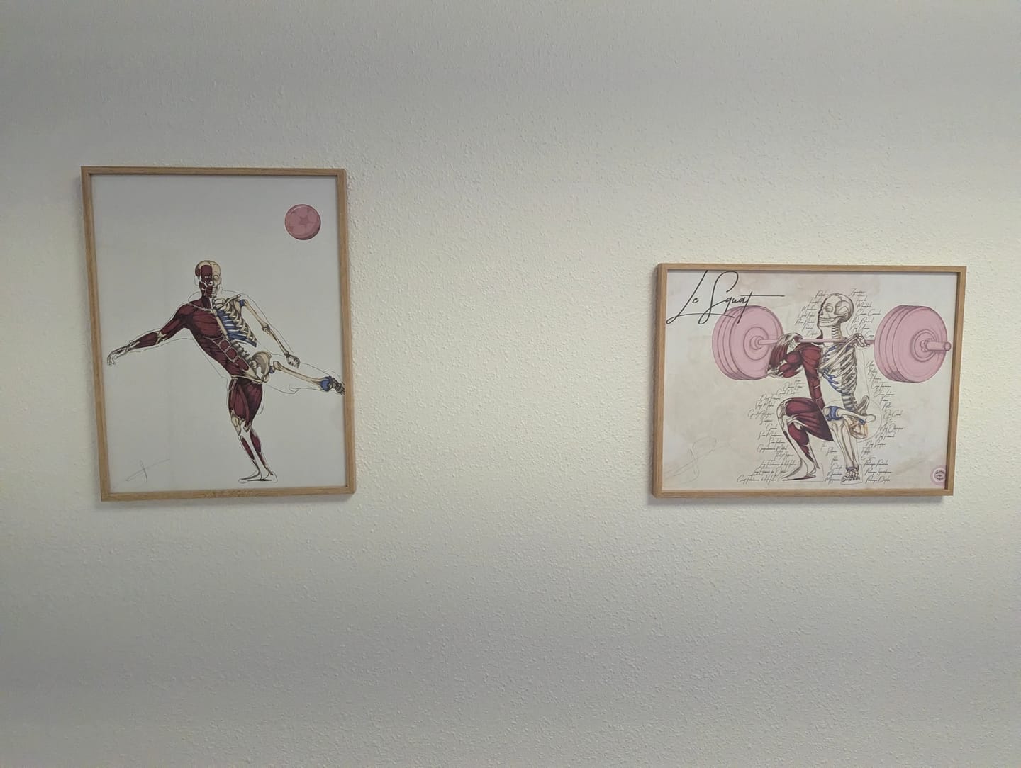 Customer photo review of Poster anatomique de l'haltérophilie - Le squat