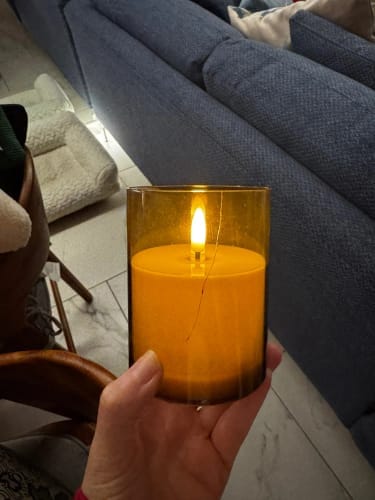 Customer photo review of LumiCandle Remote-Controlled Flameless Candle