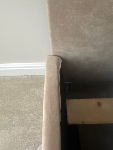 Customer photo review of Olivia Panel Stripe Bed