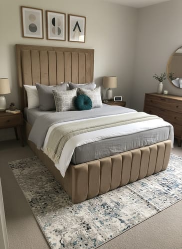Customer photo review of Olivia Panel Stripe Bed