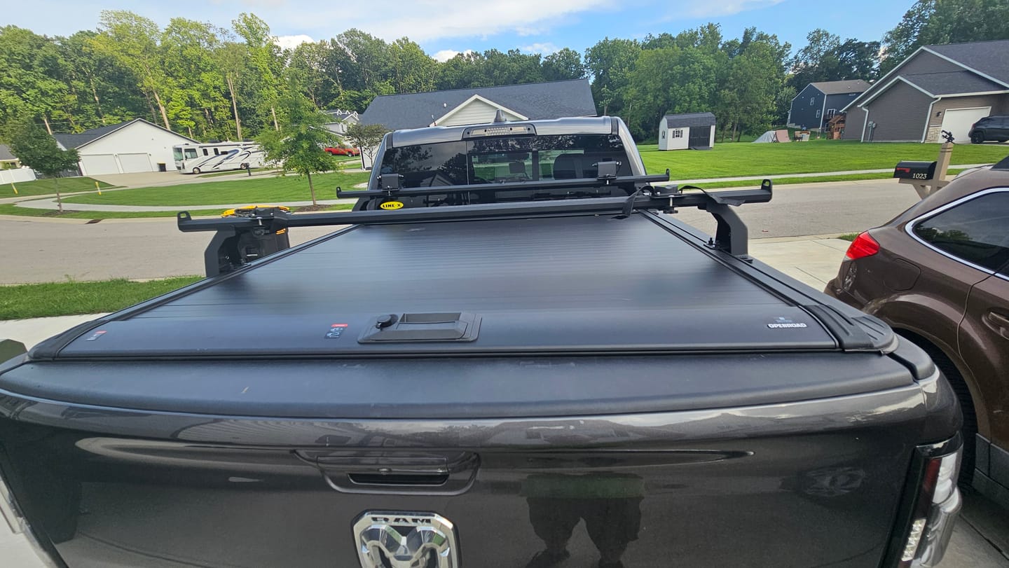 Customer photo review of OPENROAD Aluminum Retractable Tonneau Cover