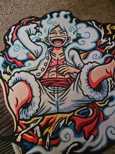Customer photo review of Gear 5 Nika Luffy Rug
