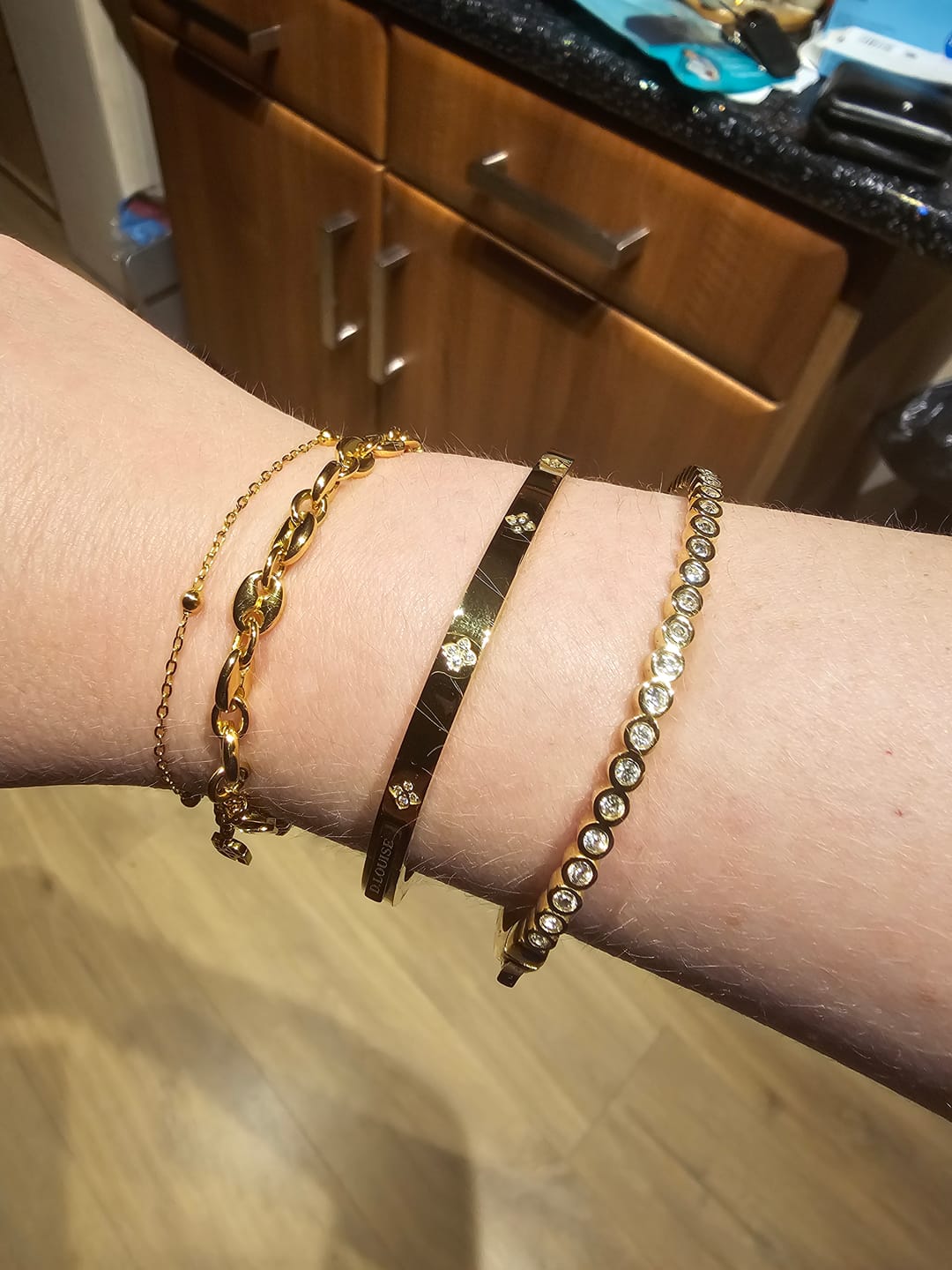 Customer photo review of Bezel Bangle