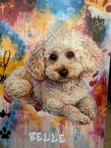 Customer photo review of Graffiti -  Personalised Poster
