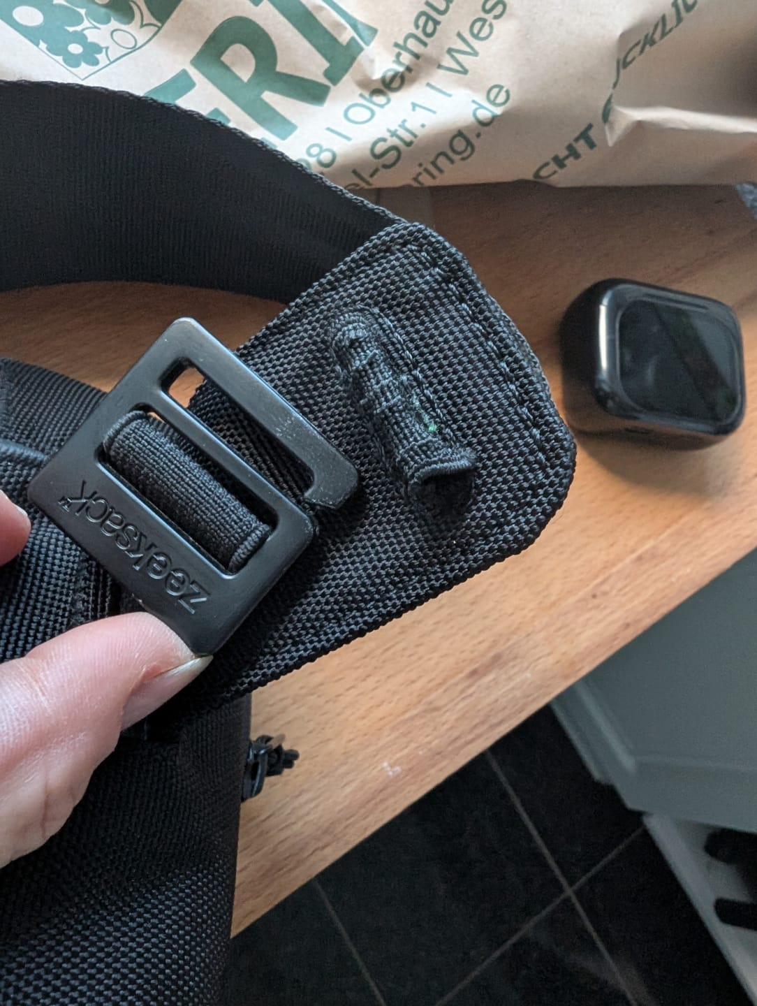Customer photo review of Crossbody Organizer