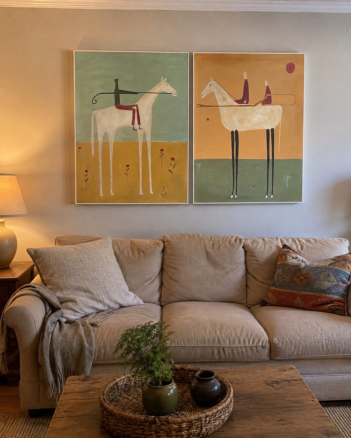 Customer photo review of Vintage Americana Art Set of 2 #VA125