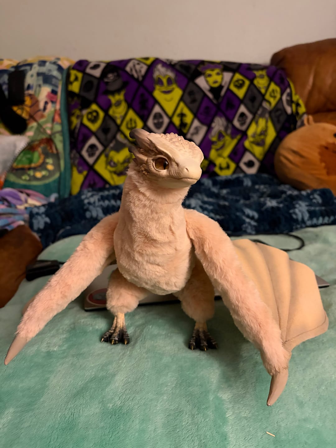 Customer photo review of Fairytale dragon – beige