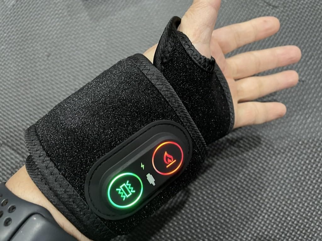Customer photo review of ZyaVie™ 3-in-1 Red Light Wrist Wrap