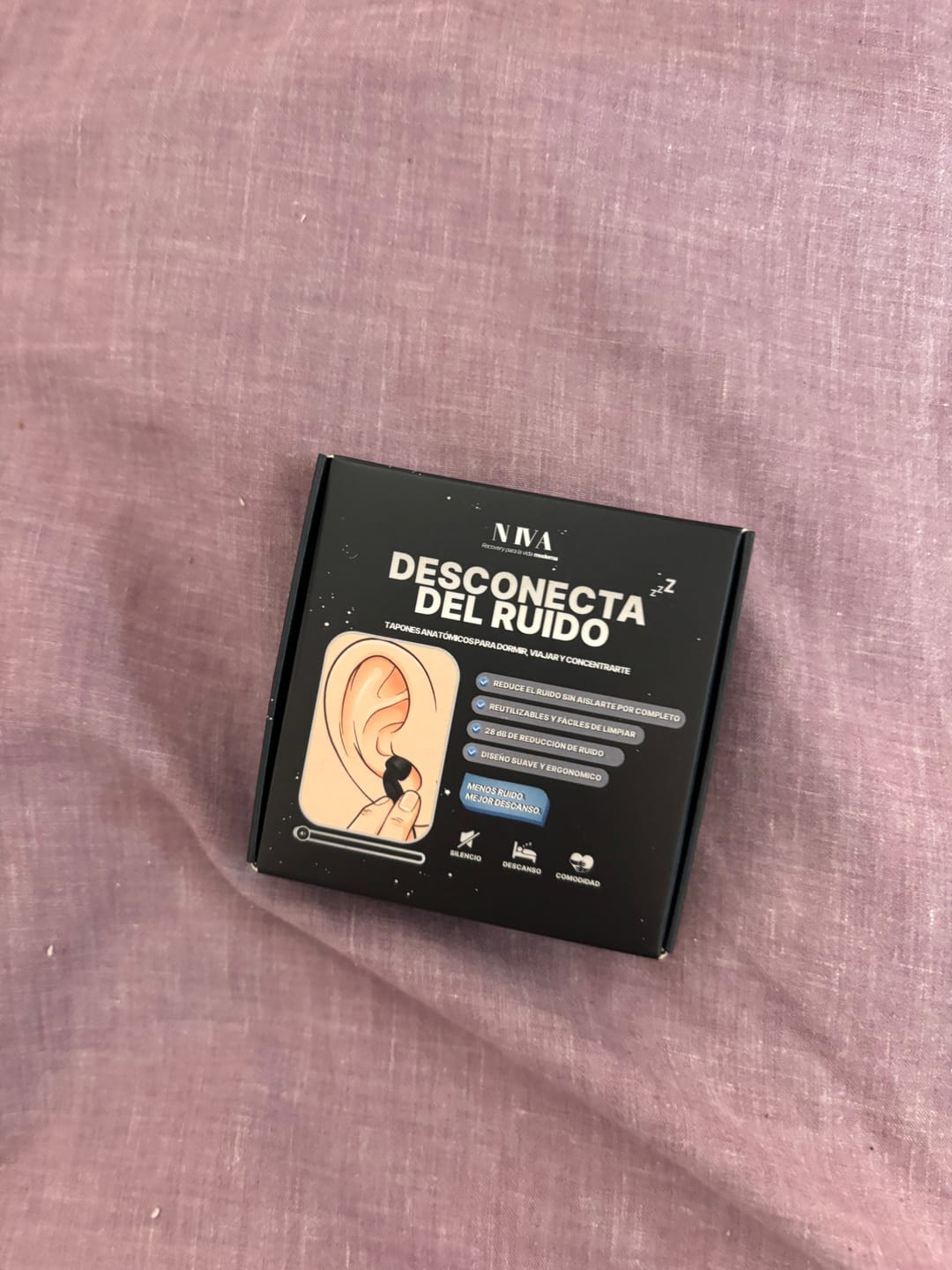 Customer photo review of Niva Silence Earplugs® Tapones para Descanso Profundo