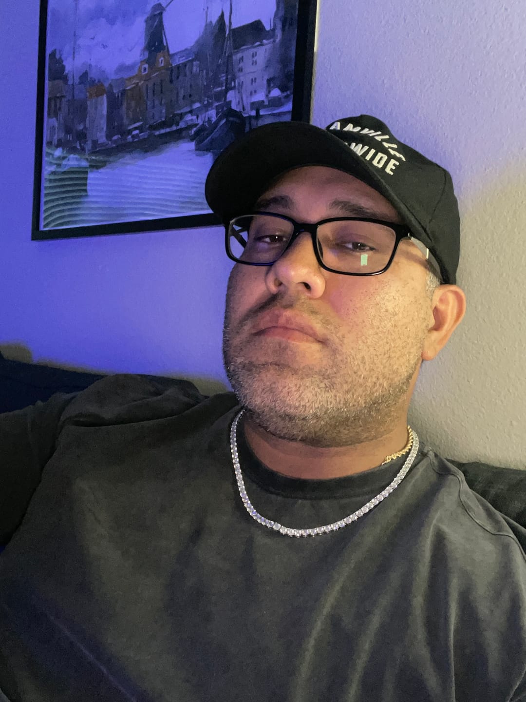 Customer photo review of 4.5mm Tennis Chain - White Gold