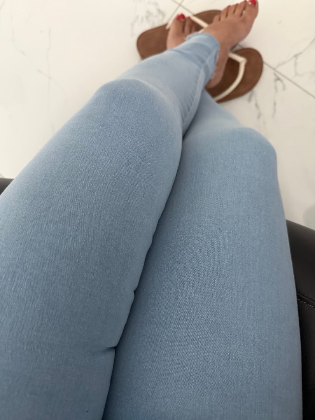 Customer photo review of Violet Butt Lift Jeans CB4011