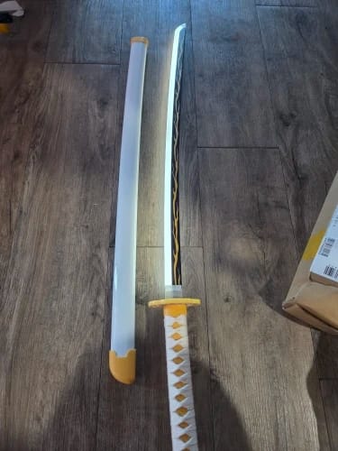 Customer photo review of LED Samurai Katana Cosplay Sword (104cm)