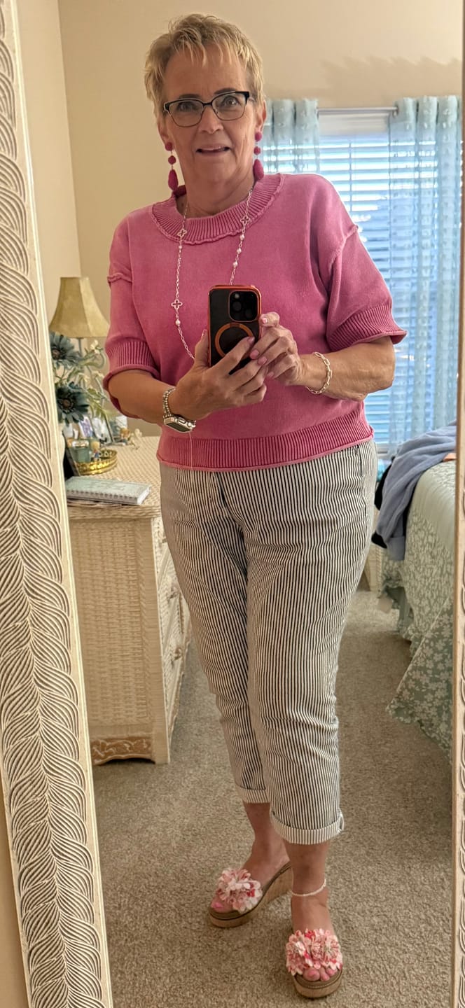 Customer photo review of Stay Hot Knit Top
