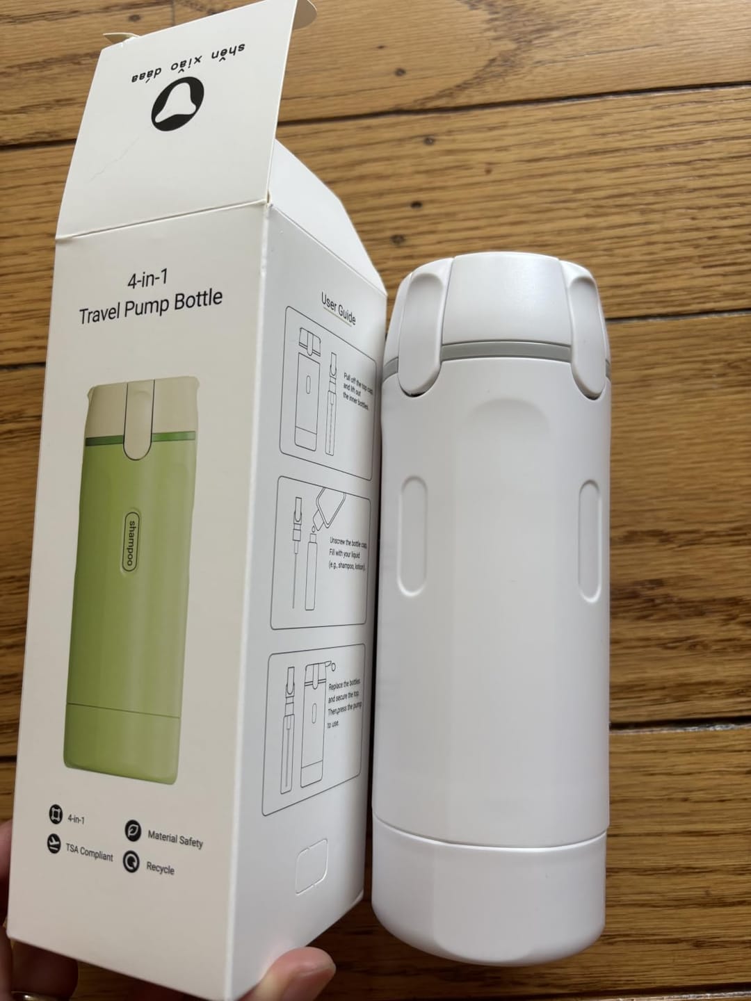 Customer photo review of VIRELO™ 4-in-1 Travel Bottle