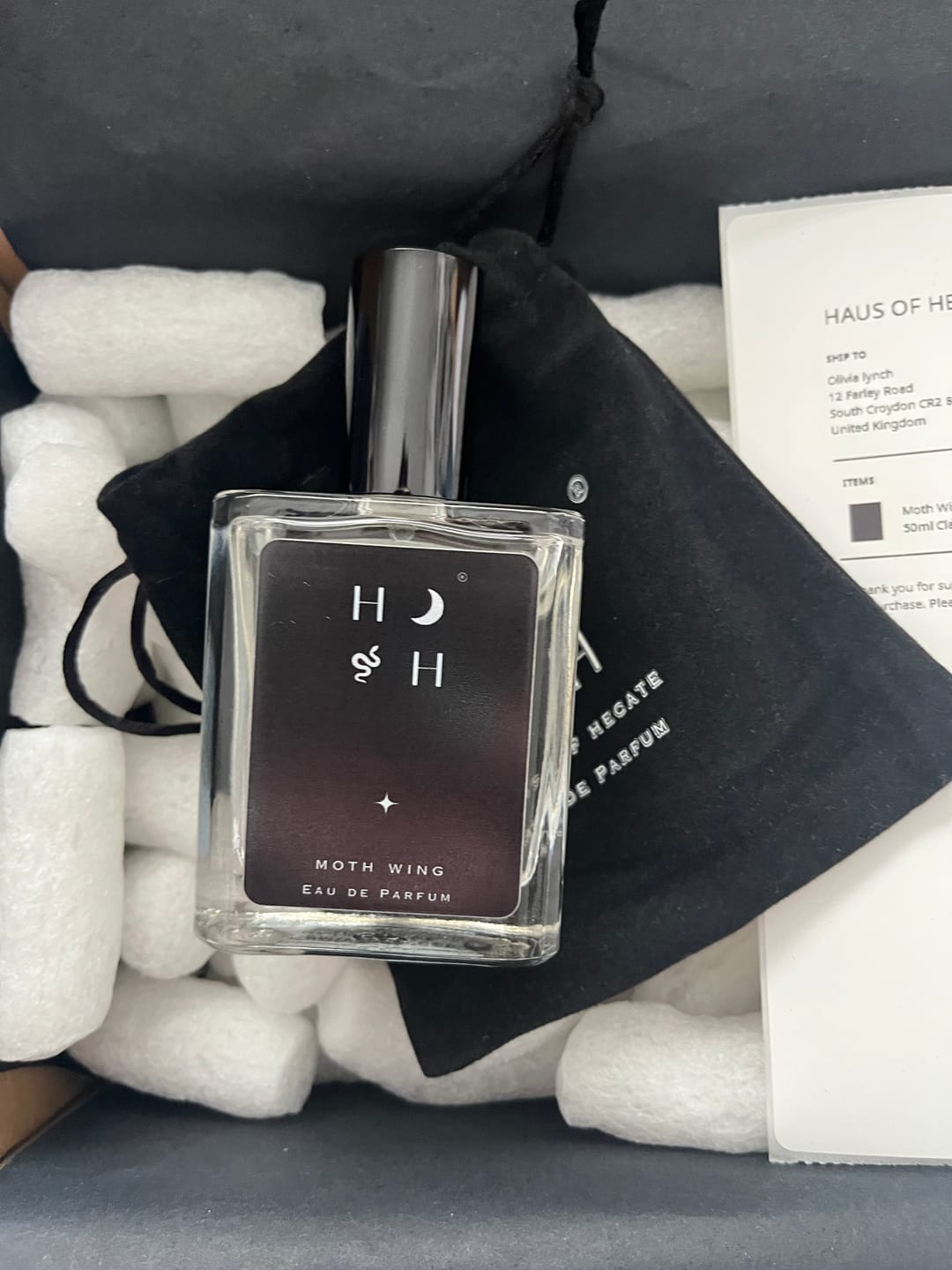 Customer photo review of Moth Wing Eau de Parfum
