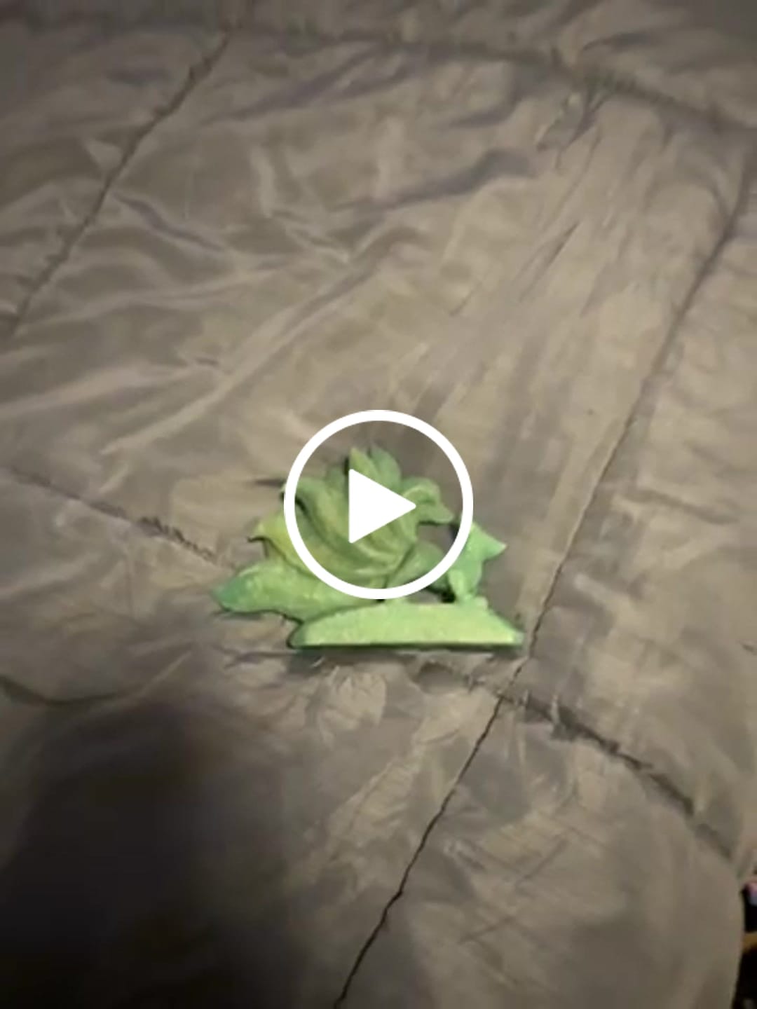 Customer video review of Unique,A Slightly Imperfect Natural Green Aventurine Nine-Tailed Fox Carving