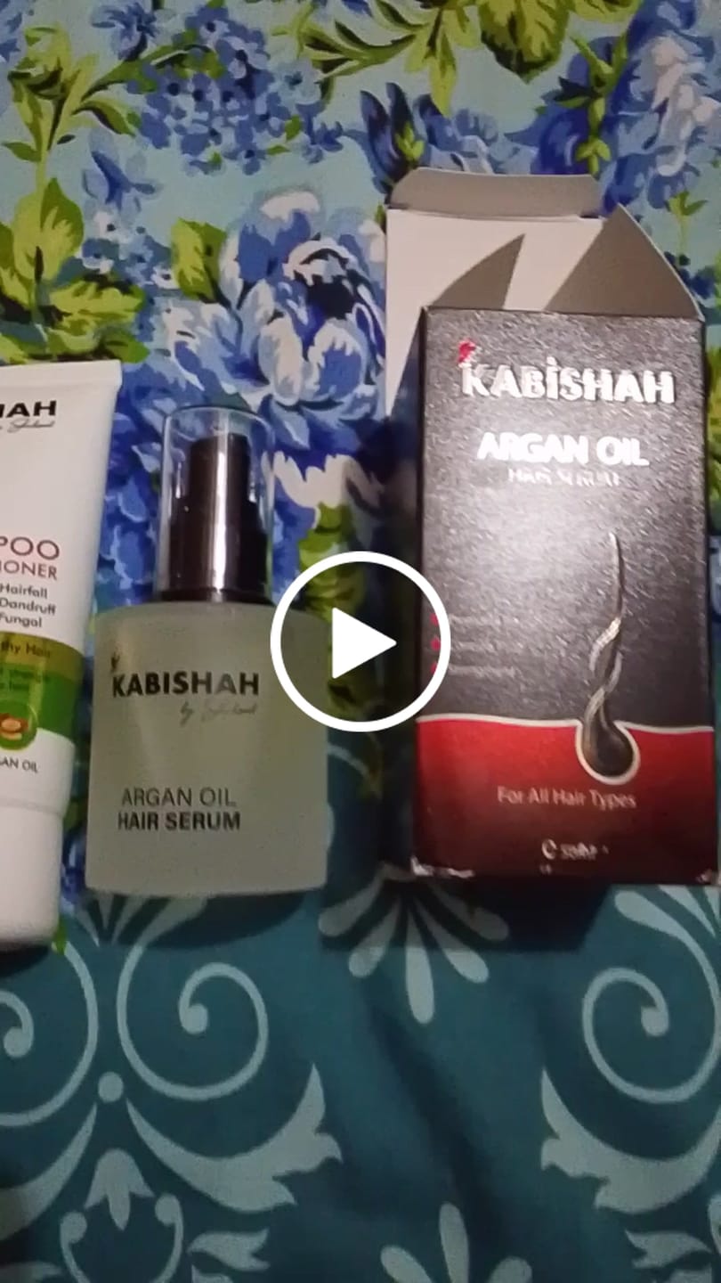 Customer video review of Hair Care Bundle: Argan Oil Hair Serum + Shampoo
