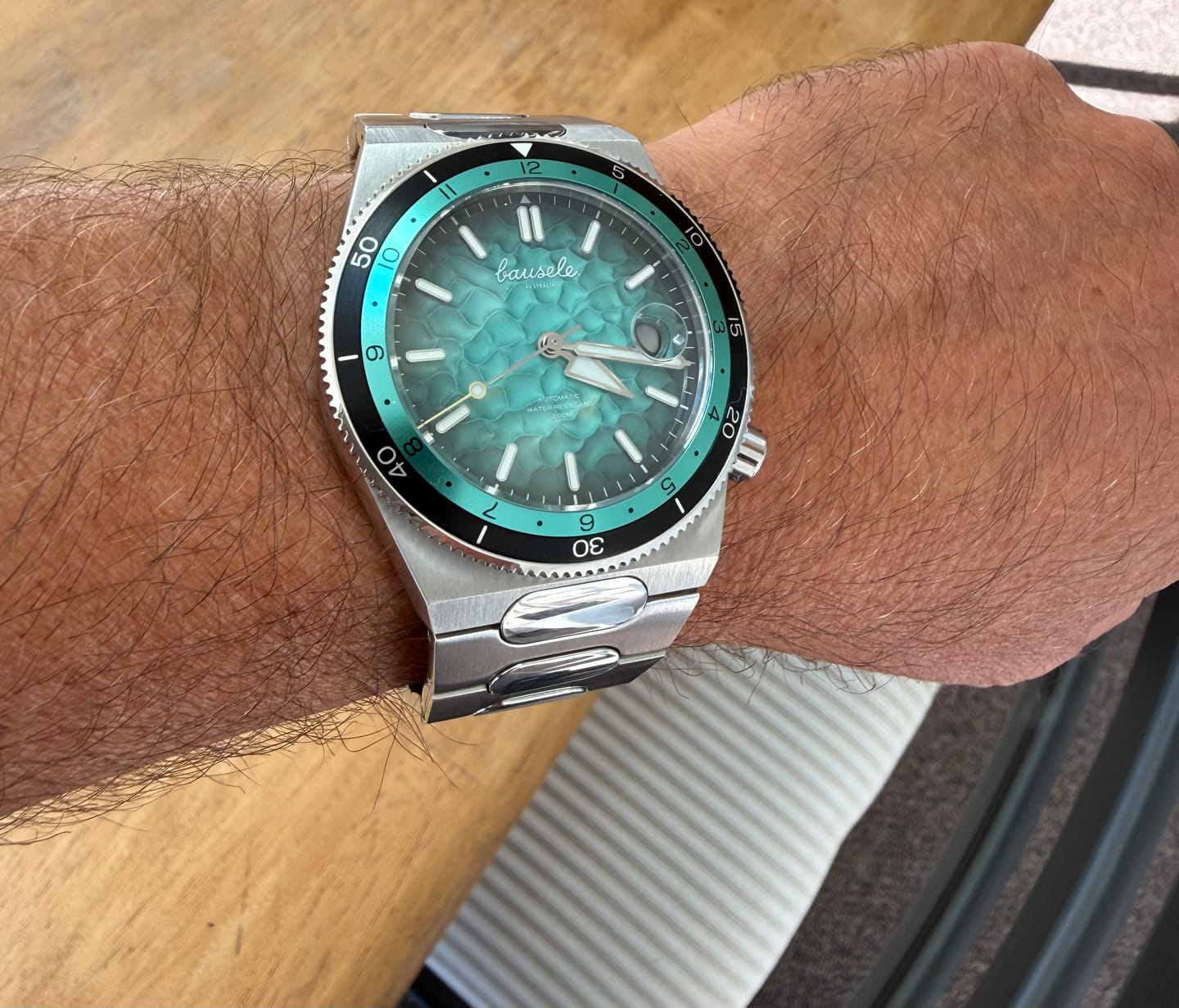 Customer photo review of Oceanic Blue