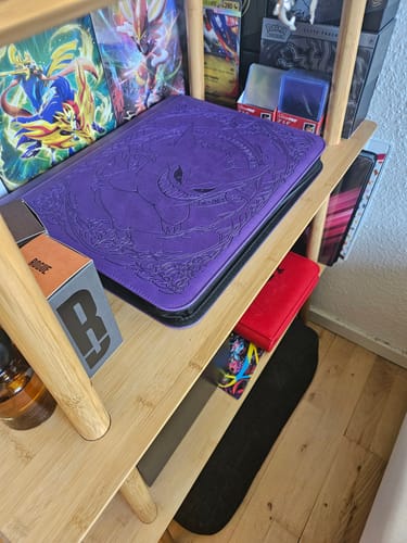 Customer photo review of Purple Evil - Toploader Trading Card Binder