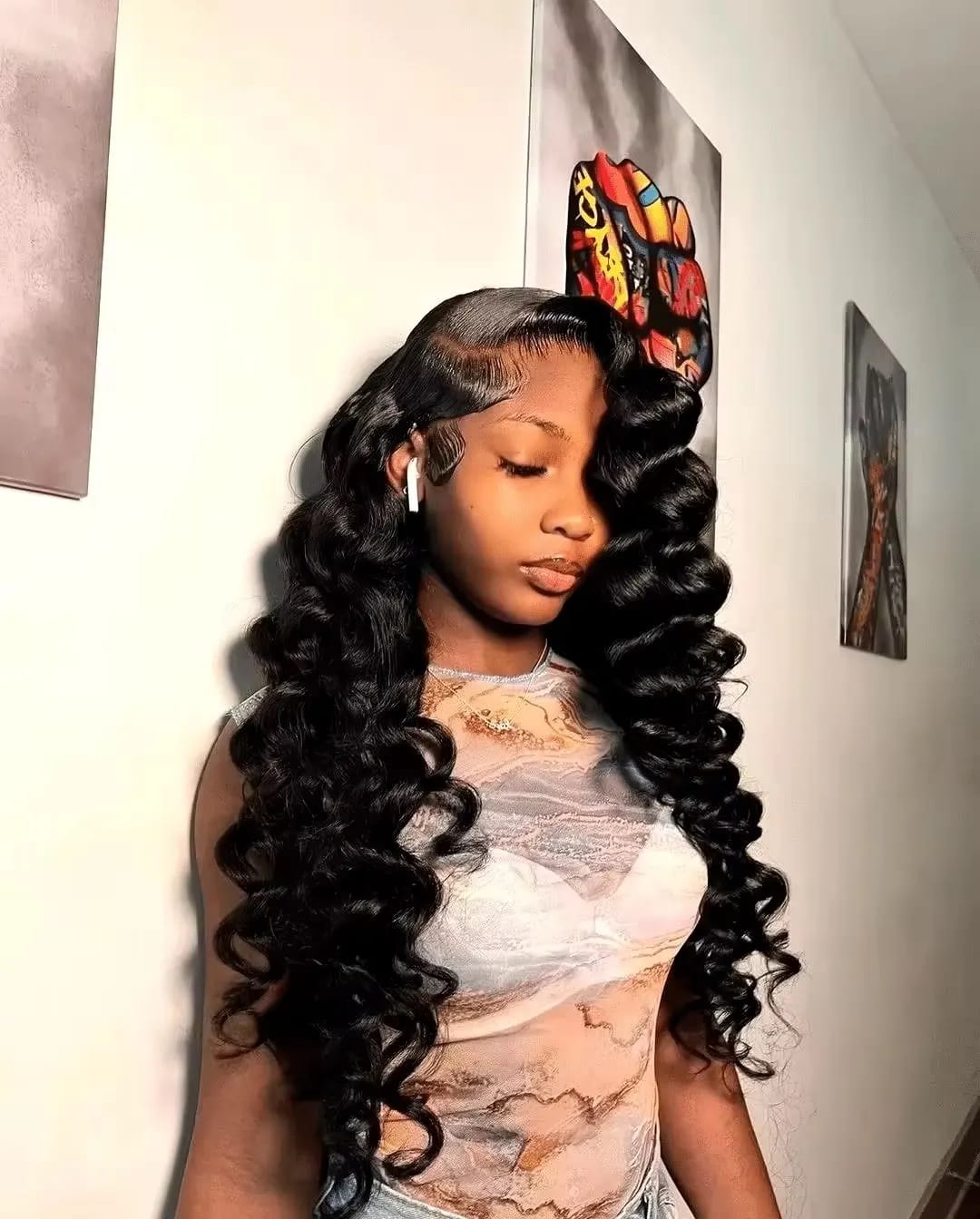 Customer photo review of Wave Goddess — Raw Peruvian 13x4/13x6 HD Lace Front Wig | Glueless, Wear & Go