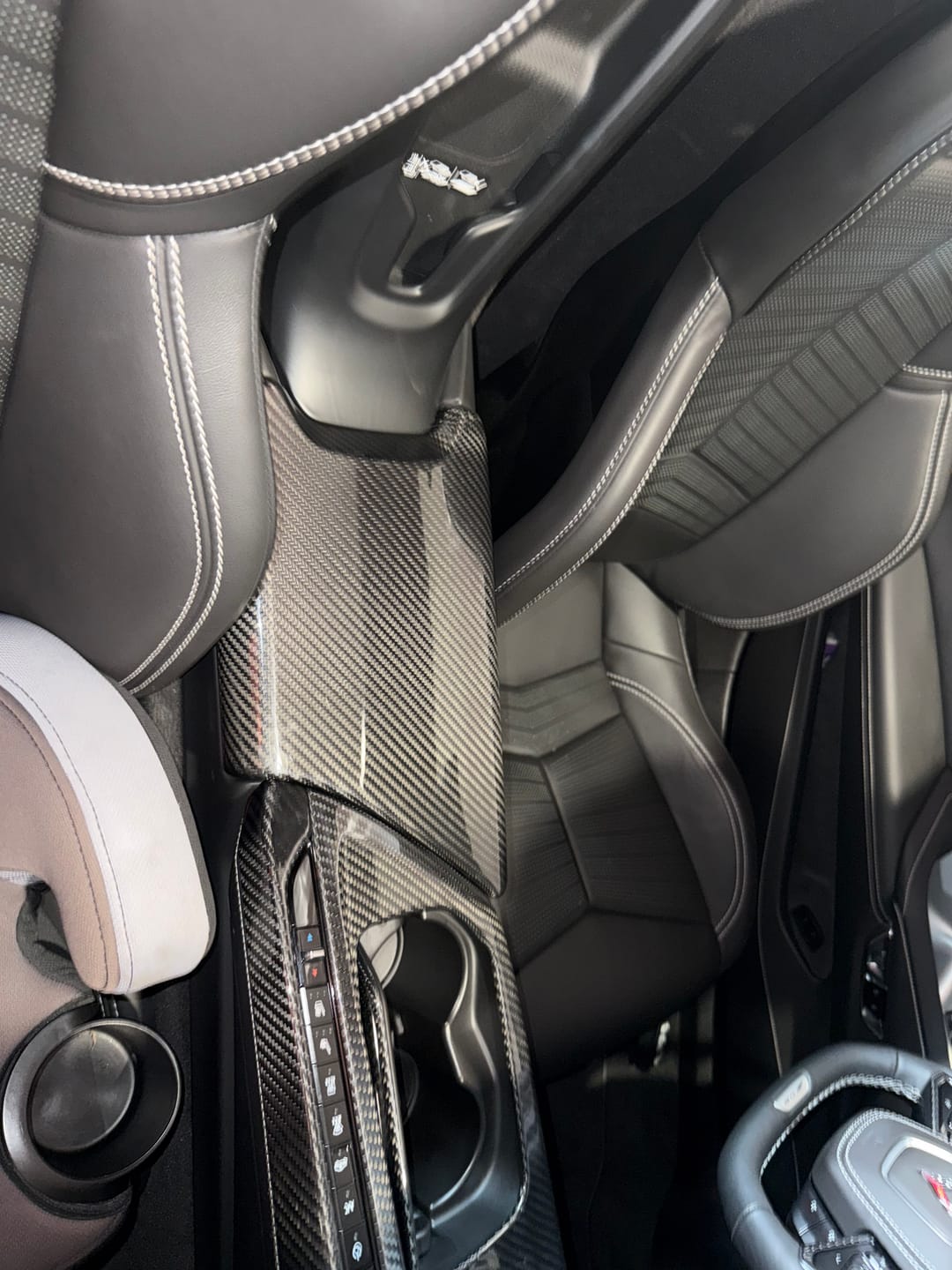 Customer photo review of C8 Corvette Real Carbon Fiber Center Console Lid Armrest Cover | Interior Upgrade (2020–2027)