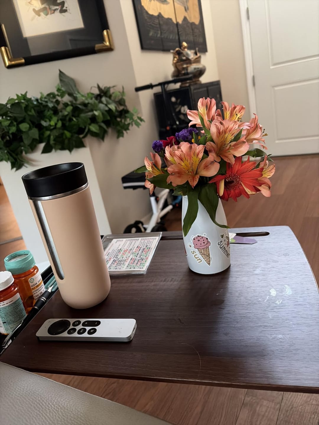 Customer photo review of Independence Tray Table with 360-Degree Swivel