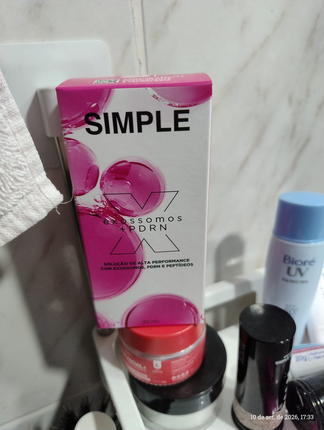 Customer photo review of Solução Exossomos + PDRN + Peptídeos