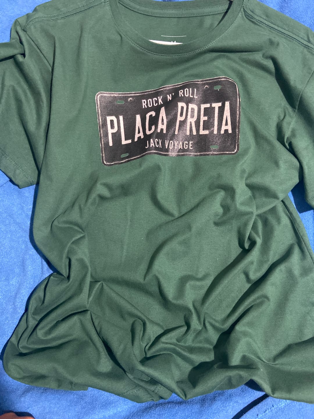 Customer photo review of Camiseta placa preta jack voyage