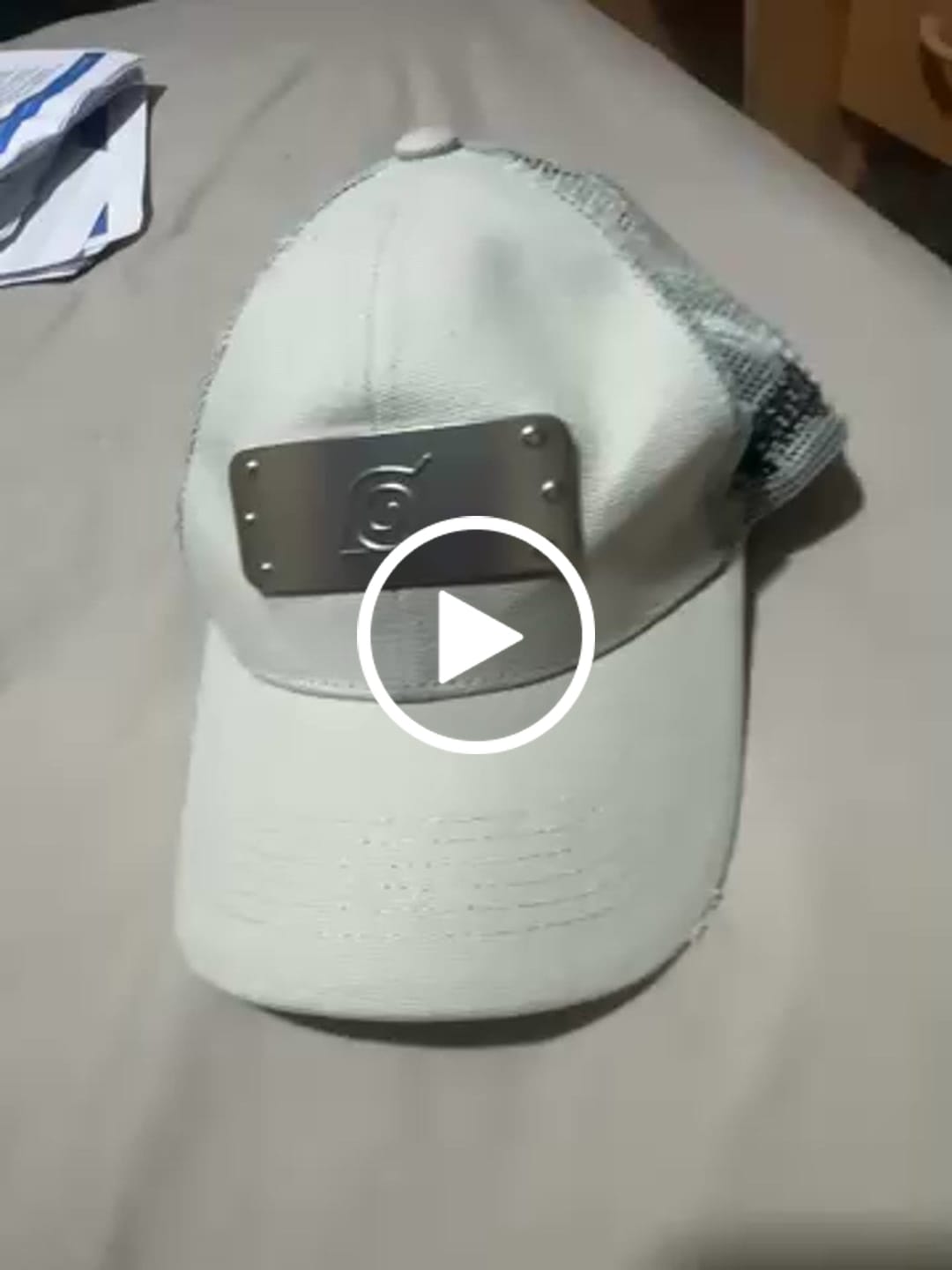 Customer video review of 9049 - Naruto Forehead Protector Hats