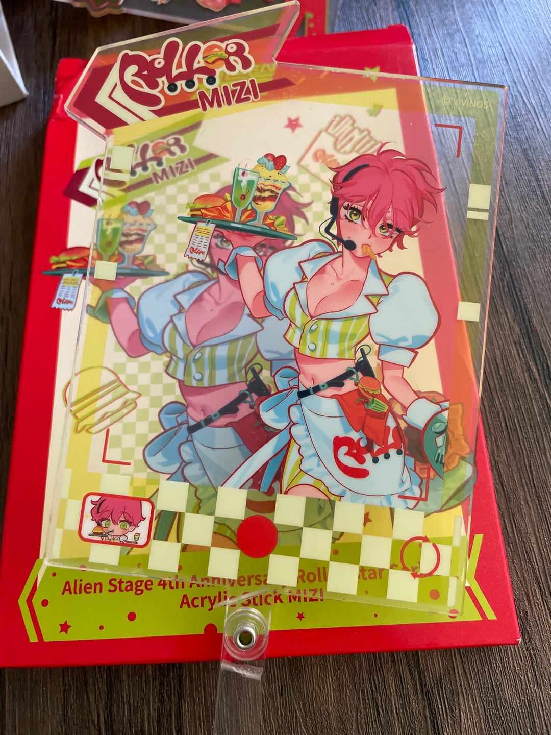 Customer photo review of 【Pre-Order】Alien Stage - 4th Anniversary - Roller Star Series - Acrylic Stick