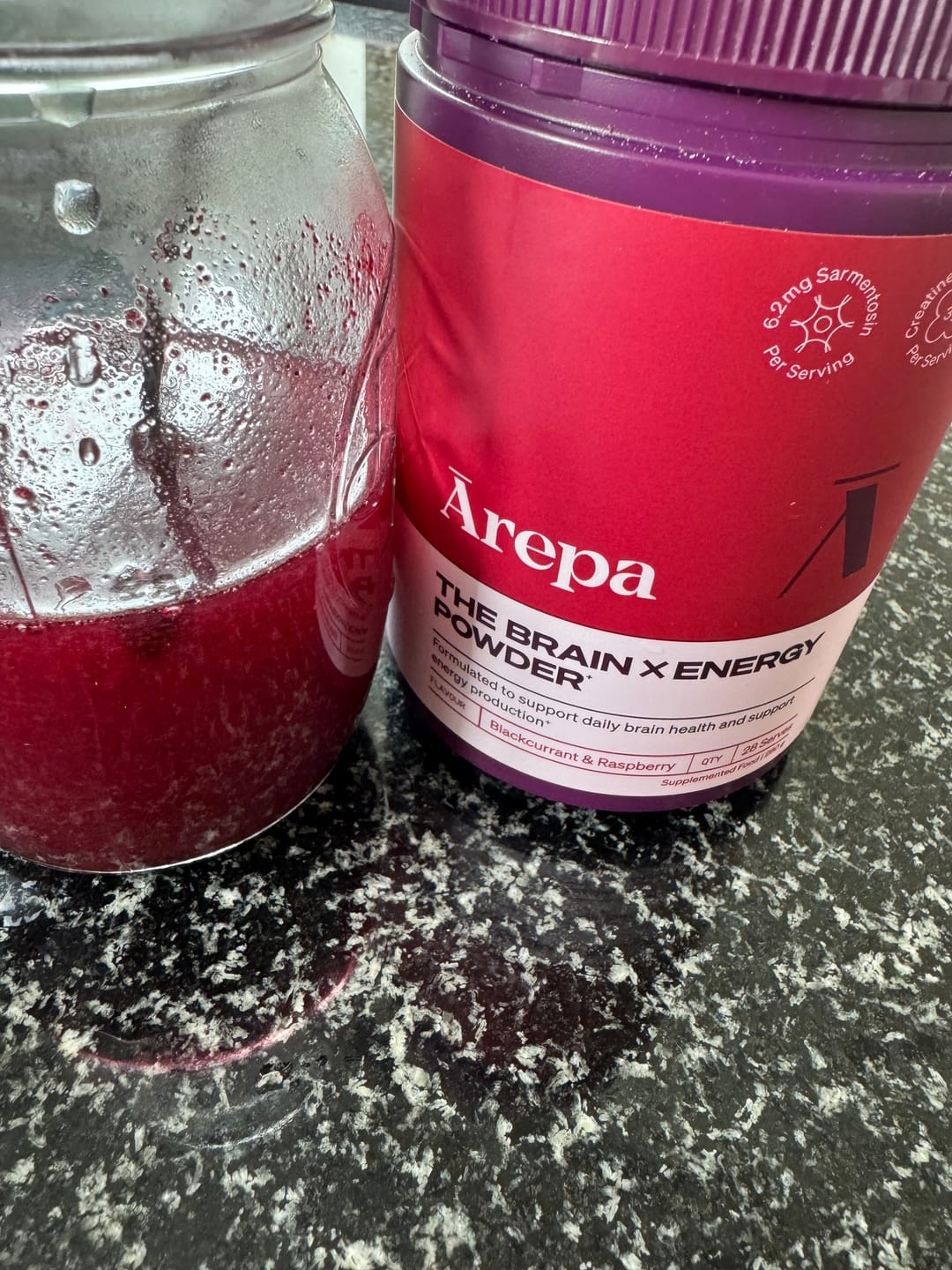 Customer photo review of The Brain x Energy Powder⁺