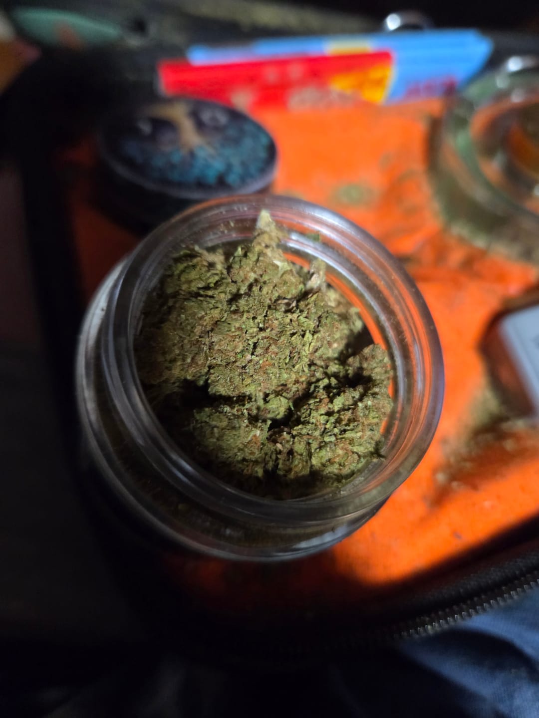 Customer photo review of Blackout Berries THCA Flower Ounce (28g)