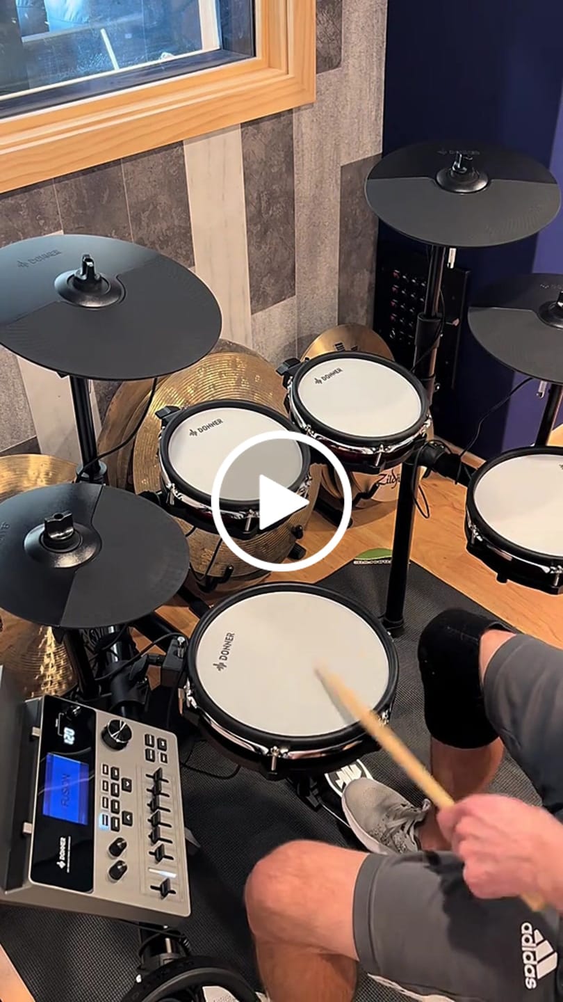 Customer video review of Donner DED-300X Electronic Drum Kit