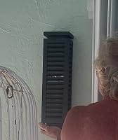 Customer photo review of RIRZ LOUVER | Modern Wired Outdoor Wall Light