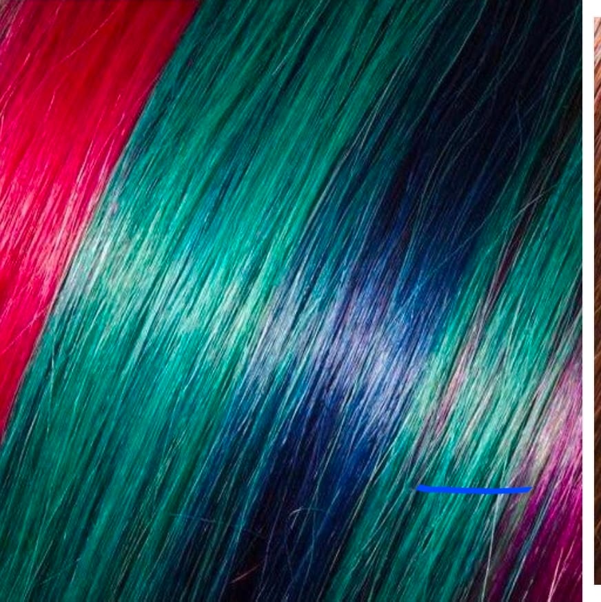 Customer photo review of Babe I-Tip 18" 100% Human Hair Straight Extensions 20 pcs